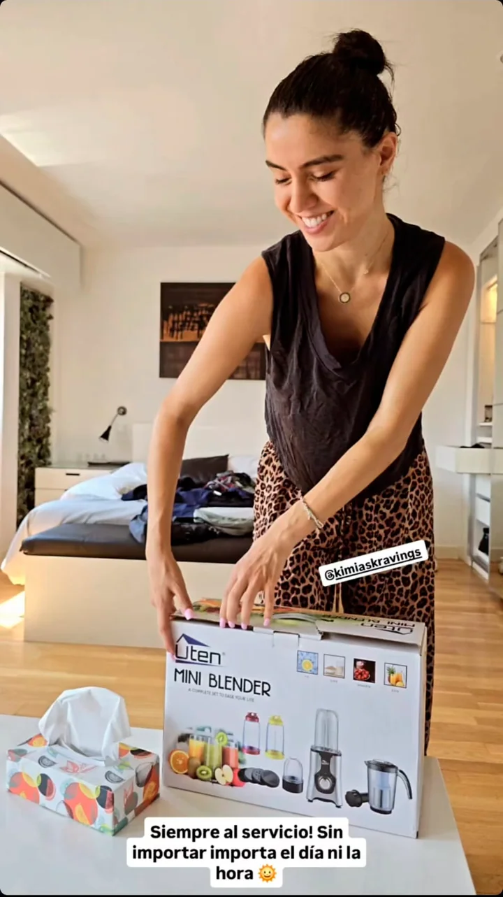 Client sharing a moment in her new home