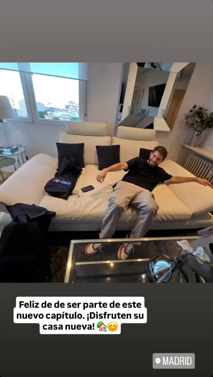 Client enjoying his new home