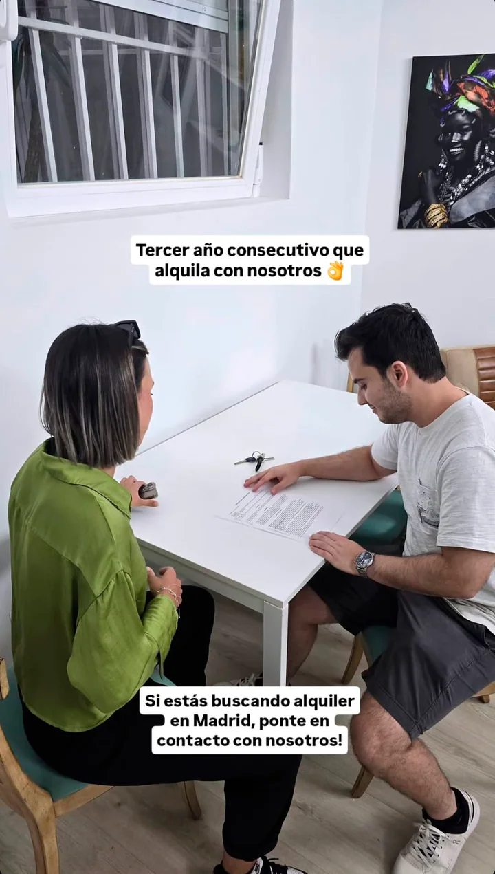 Clients signing rental documents